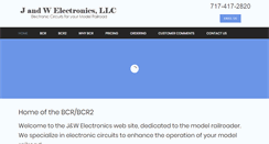 Desktop Screenshot of jandwelectronics.com