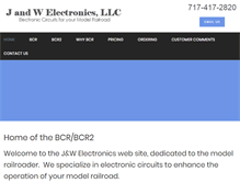 Tablet Screenshot of jandwelectronics.com